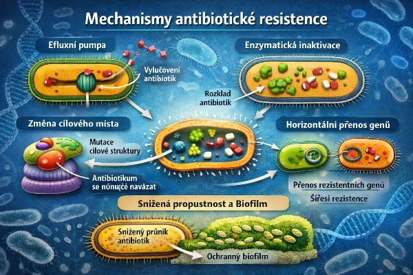 Mechanismus vzniku antibiotické rezistence