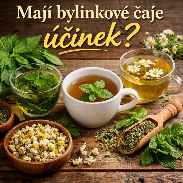 bylinkové čaje