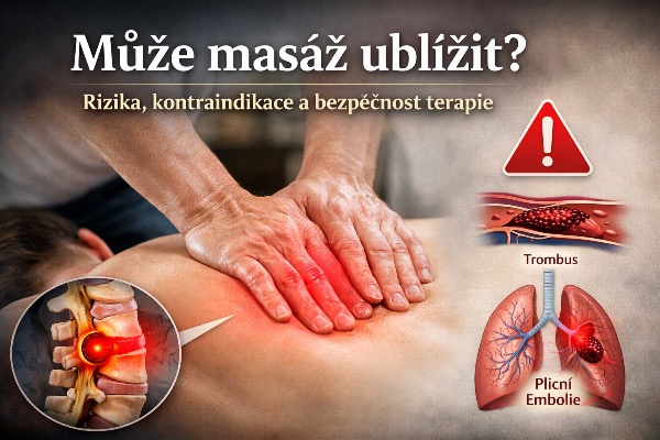 Může masáž ublížit – kontraindikace, výhřez ploténky, trombóza a plicní embolie