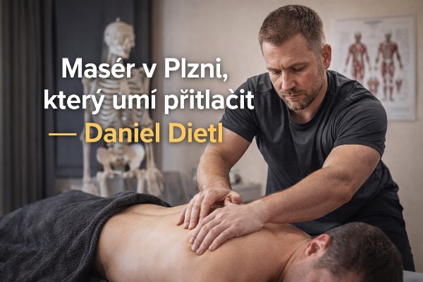 Masáže v Plzni Bolevci, hloubková masáž zad 