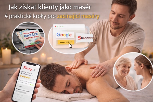 Jak získat první klienty jako masér
